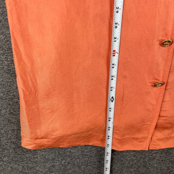 Talbots Pure Silk Womens Shirt Dress 14W Work Office Capsule Easter Minimal - Picture 8 of 16